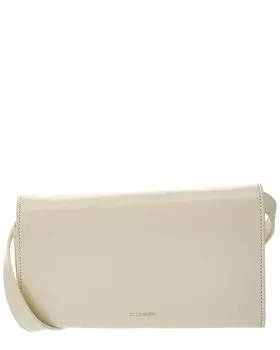 Кожаная сумка через плечо Jil Sander All Day, черный