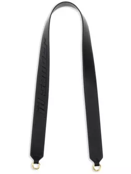 Кожаная сумка через плечо Jil Sander, черный