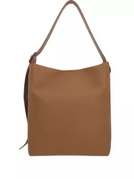 Кожаная сумка через плечо Jil Sander, коричневый