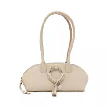 Кожаная сумка через плечо Joan See by Chlo, бежевый