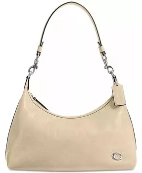 Кожаная сумка через плечо Juliet Coach, бежевый