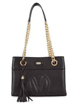 Кожаная сумка через плечо Kali с логотипом Mario Valentino, черный