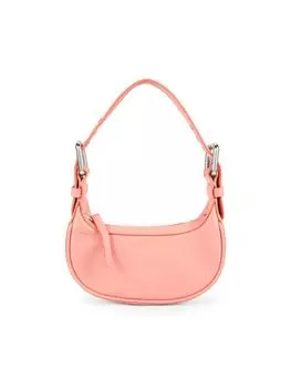 Кожаная сумка через плечо Karo By Far, оранжевый