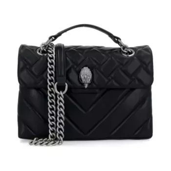 Кожаная сумка через плечо Kensington Kurt Geiger, черный