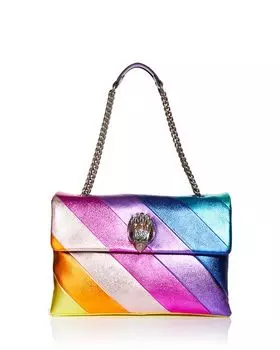 Кожаная сумка через плечо Kensington XXL KURT GEIGER LONDON, цвет Multi