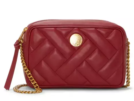 Кожаная сумка через плечо kisho Vince Camuto, темно-красный