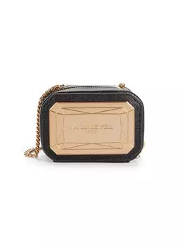 Кожаная сумка через плечо Kosette Jewel Karl Lagerfeld Paris, цвет Black Gold