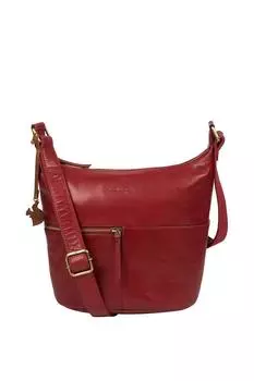 Кожаная сумка через плечо 'Kristin' Conkca London, красный
