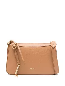 Кожаная сумка через плечо Lancel, коричневый