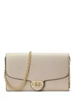 Кожаная сумка через плечо Lauren Adair Ralph Lauren, исследовательский песок