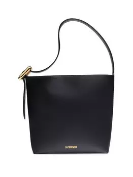 Кожаная сумка через плечо Le Chouchou Le Regalo Jacquemus, черный