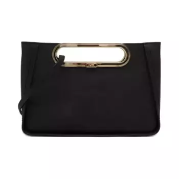 Кожаная сумка через плечо LG conv Michael Kors, черный