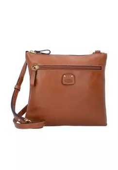 Кожаная сумка через плечо Life Pelle 24 см BRIC'S, цвет Leather