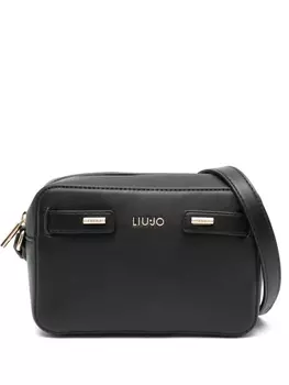 Кожаная сумка через плечо LIU JO, черный