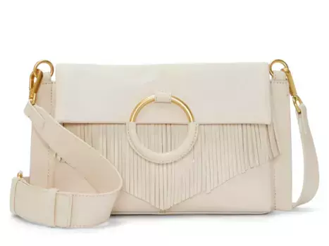 Кожаная сумка через плечо Livee Vince Camuto, цвет warmvanilla