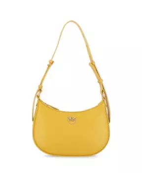 Кожаная сумка через плечо Love Birds Pinko, желтый