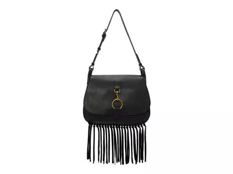 Кожаная сумка через плечо Lucky Brand Kate, черный