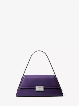Кожаная сумка через плечо Ludlow среднего размера Michael Kors, коричневый
