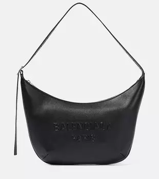 Кожаная сумка через плечо mary-kate Balenciaga, черный