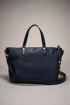 Кожаная сумка через плечо Massimo Castelli, синий