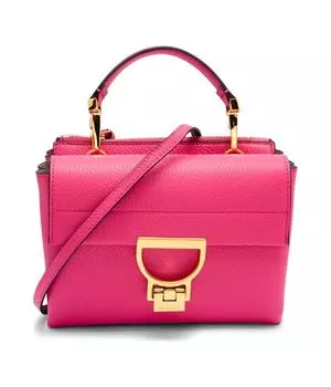 Кожаная сумка через плечо md5 arlettis Coccinelle, фуксия