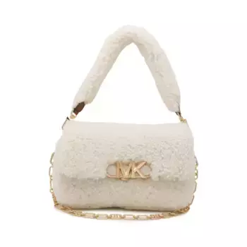 Кожаная сумка через плечо md conv pouchette shldr Michael Kors, белый