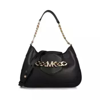 Кожаная сумка через плечо md conv shldr Michael Kors, черный