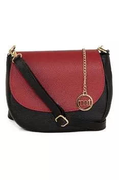 Кожаная сумка через плечо Mia Tomazzi, черный