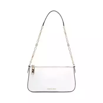 Кожаная сумка через плечо Michael Kors, белый