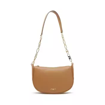 Кожаная сумка через плечо Michael Kors, бежевый