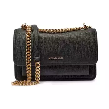 Кожаная сумка через плечо Michael Kors, черный