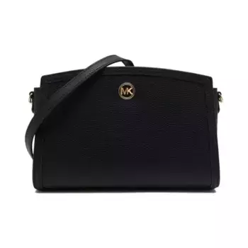 Кожаная сумка через плечо Michael Kors, черный