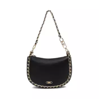 Кожаная сумка через плечо Michael Kors, черный