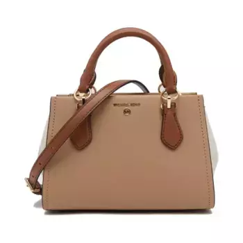 Кожаная сумка через плечо Michael Kors, коричневый