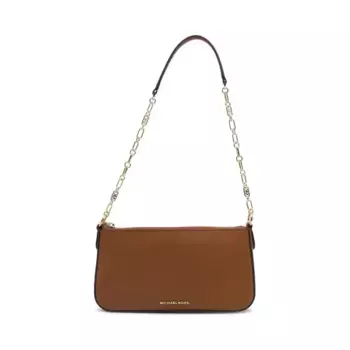 Кожаная сумка через плечо Michael Kors, коричневый
