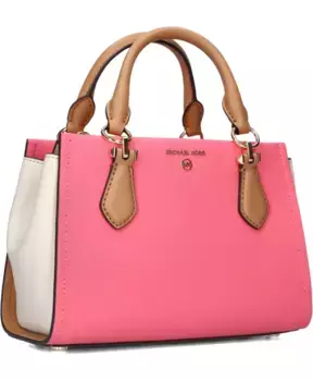 Кожаная сумка через плечо Michael Kors, розовый
