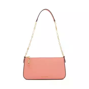 Кожаная сумка через плечо Michael Kors, розовый