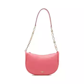 Кожаная сумка через плечо Michael Kors, розовый