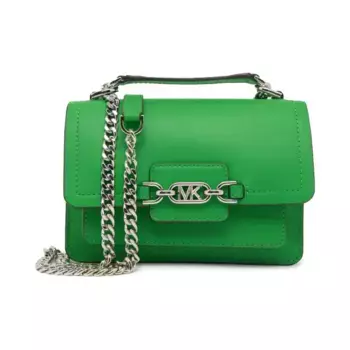 Кожаная сумка через плечо Michael Kors, зеленый