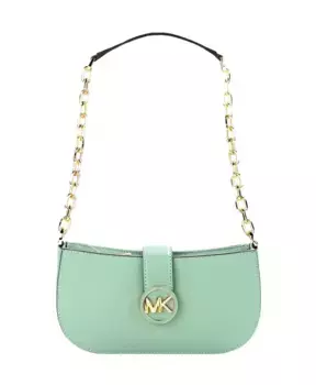 Кожаная сумка через плечо Michael Kors, зеленый