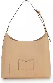 Кожаная сумка через плечо MICHAEL Michael Kors Junie среднего размера - Butternut