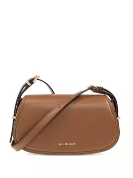 Кожаная сумка через плечо Michael Michael Kors, коричневый