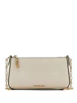 Кожаная сумка через плечо Michael Michael Kors, нейтральный