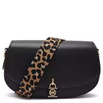 Кожаная сумка через плечо Mila Michael Kors, черный