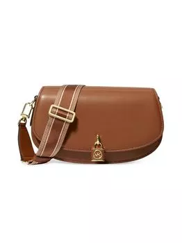 Кожаная сумка через плечо Mila среднего размера MICHAEL Michael Kors