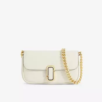 Кожаная сумка через плечо Mini J Marc Jacobs, белый