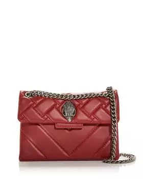 Кожаная сумка через плечо Mini Kensington KURT GEIGER LONDON