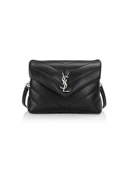 Кожаная сумка через плечо Mini Loulou Matelass Saint Laurent