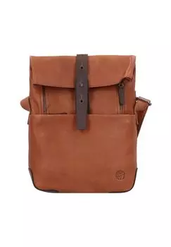 Кожаная сумка через плечо Mount Ivy 24 см HAROLD'S, цвет Cognac Brown