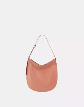 Кожаная сумка через плечо на молнии Dudu, цвет Salmn